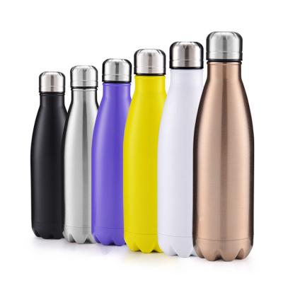 China New Design Sustainable 750ml Vacuum Flask Shape Insulated Bottle Stainless Steel Cola Thermos for sale