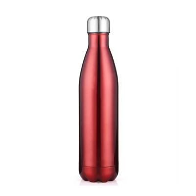 China Sustainable Logo 750Ml Stainless Steel Vacuum Flask Custom High Quality Water Bottle for sale