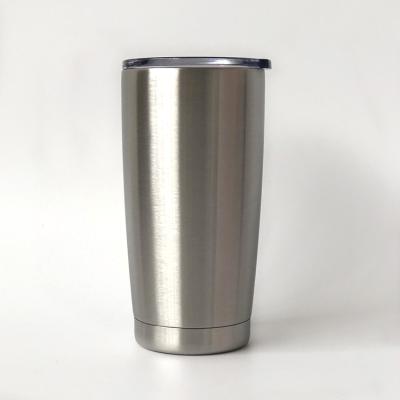 China Sustainable Double Wall Stainless Steel Stemless Vacuum Insulated Wine Tumbler for sale