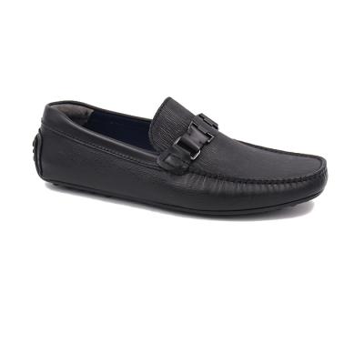 China Breathable OEM Logo Customized Designs Mens Leather Moccasin Loafer Loafer Shoe For Man for sale