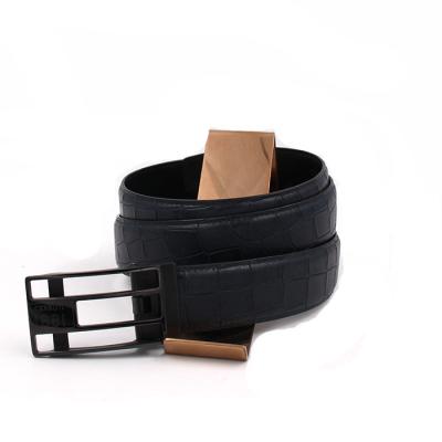 China Fashion.Casual Fashion Design Giovanini Business Automatic Buckle Men's Belts Genuine Leather Luxury for sale