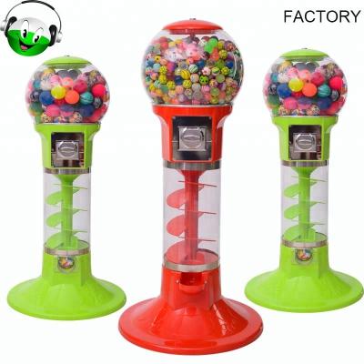 China Selling Capsules Spiral Gumball Bouncy Capsules Vending Machine Ball Vending Machine for sale