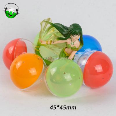 China Empty PP and PS 45*45mm Toy Capsules for sale