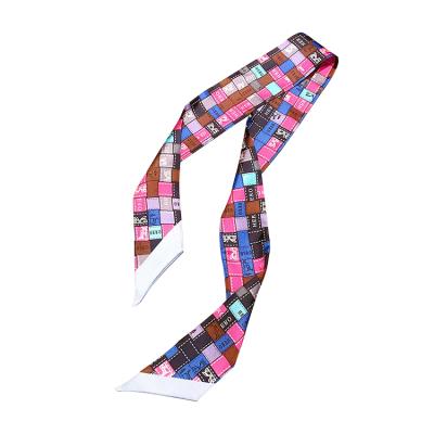 China Square Fashion Square Silk Head Scarf for sale