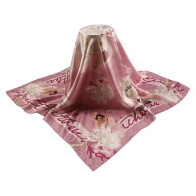 China 2021 new square style custom printed scarves for stylish women for sale