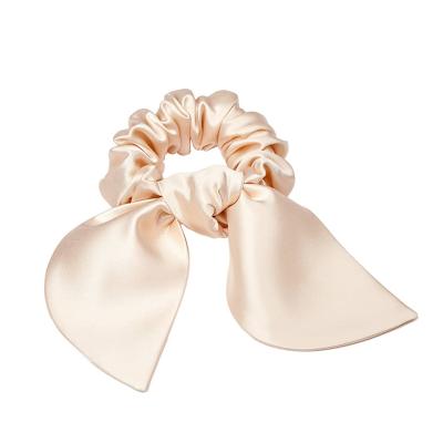 China Designer Girls Wholesale Silk Friendly Hair Scrunchies for sale