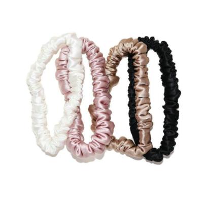 China Fashion Hair Friendly Hair Accessories, Silk Hair Scrunchies For Lady for sale