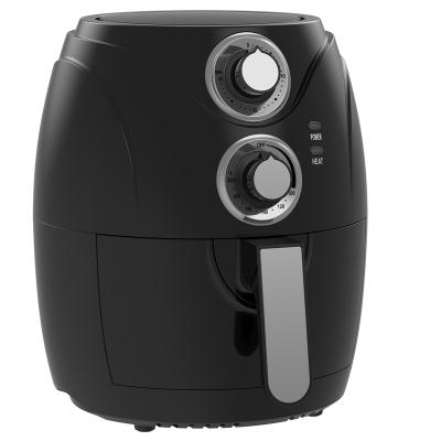 China Easy Operate 1300W 2.5L Industrial Mechanical Air Fryer With Detachable Nonstick Basket for sale