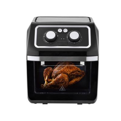 China Commercial 12L Mechanical Air Fryer Air Control Multifunction And Visible Oven For Household for sale