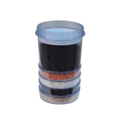 China 5 layer water filter material mineral water pot cartridge 5 layer water filter parts for sale