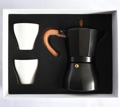 China Viable Coffee Pot and Cups Gift Set Espresso Maker Set for sale