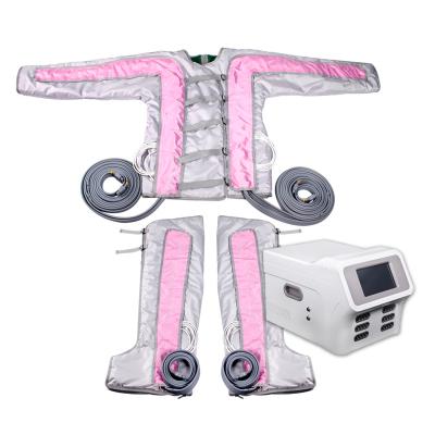 China Skin Tightening Best quality lymphatic drainage 24 compression bags presoterapia machine pressotherapy with infrared pressotherapy suit for sale