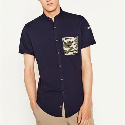 China Fancy Design Anti-pilling Cotton Printing Casual Short Sleeve Men's Shirt for sale