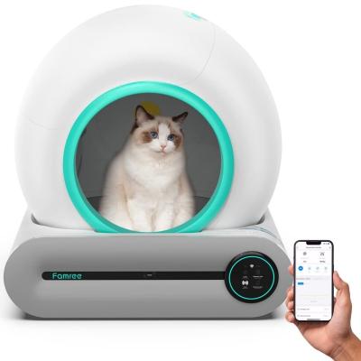 China Plastic Best New Products Of 2022 automatic clean cat litter box Self Cleaning Litter Box For Cats for sale