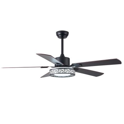 China Modern Smart Led Ceiling Fan 500mm 36w Smart Modern Ceiling Fans with Light and Remote, 3 Colors Dimmable Living Room Led Ceiling Fans with Light for sale