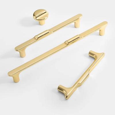 China Morden Bronze Door and Furniture Drawer Knobs Dresser Cabinet Handles Zinc Metal New China Furniture Handle & Knob Modern for sale