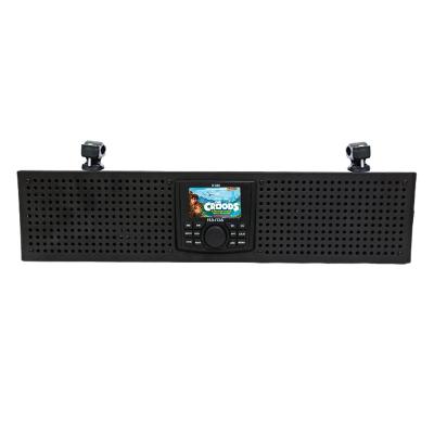 China USB Audio Systems UTV Sound Bar 21 Inch IPX6 Wide Waterproof BT Amplified 4.5inch Speakers And 2.5inch Tweeter For Golf Cart for sale