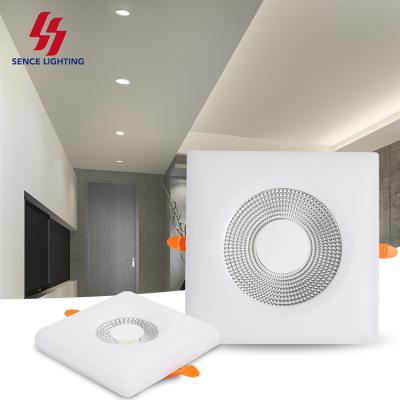 China Frameless Down Light Round Two Square Indoor Outdoor Frameless Led Panel Light Two 6w 12w 24w 36w Wholesale Price RGB for sale