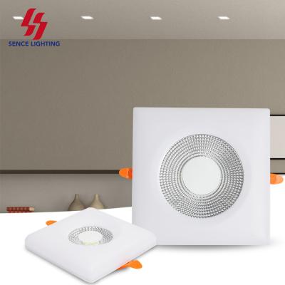 China Frameless Down Light Aluminum Two SENS Office Home Light Panel Lamp 6 12 24 Square Recessed 36W Smd Lamp RGB Frameless Led Panel Lights for sale