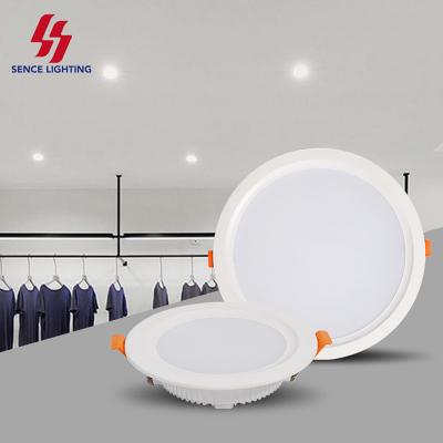 China High Brightness Aluminum Smd Chip SENS Round Office Home Lighting Recessed Led Panel Light 7w 12w 18w 24w 36w Smd Lamp Led Panel Lamp for sale