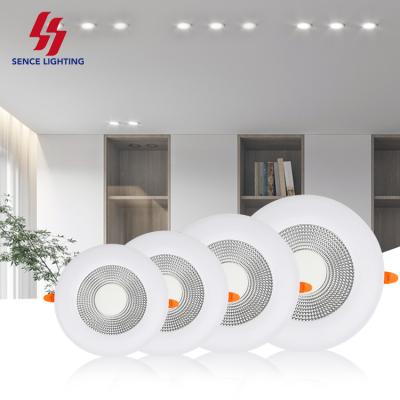 China New Product 6w 12w 24w 36w Smd Indoor Adjustable Led Aluminum Frameless Led Panel Light SENS Office Home Frameless Low Panel Lamp RGB for sale