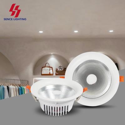 China High Quality Commercial Lighting 7w Anti Glare Anti Glare SENSE 12w 18w 25w 36w Modern Downlight Recessed Round Led Down Light for sale