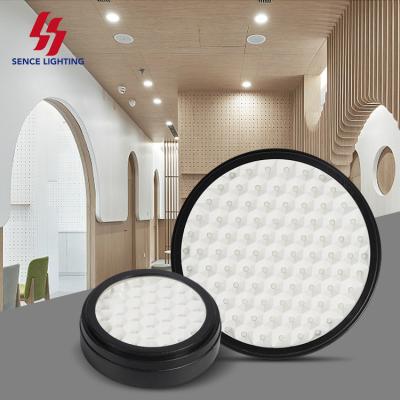 China Aluminum Material Body High Brightness Surface Mounted Round Aluminum 18watt 24watt 34watt Smd Led Commercial Panel Light for sale