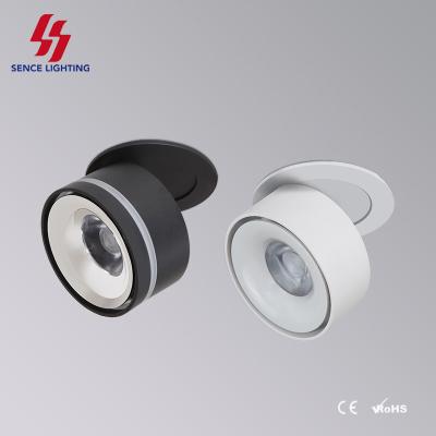 China SENS Lighting Kihetcn Light Modern Anti-glare Aluminum Side Spot 12w Downlight Commercial Outdoor Commercial Cob Led Spotlight for sale