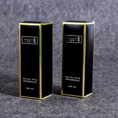 China Recycled Materials Custom Design Lipstick Paper Box Matte Black Luxury Printing for sale