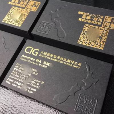 China Jewelry Paper Card Custom Business Card, Embossed Business Card, Business Card Printing for sale