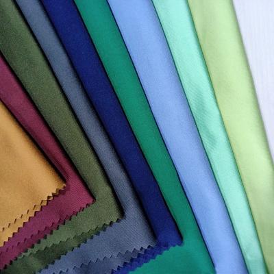 China Hot selling wrinkle resistant milk-slicked polyester knitted fabric for coat and jacket for sale