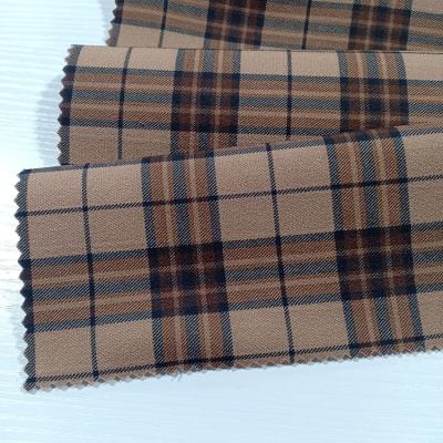 China Wholesale ONE SIZE Soft Folding Plaid Polyester Satin Knitted Fabric For Clothing for sale