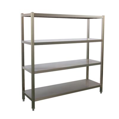 China China Supplier Stocked Shelf Display Four Layer Flat Shelf Kitchen Storage Shelf for sale