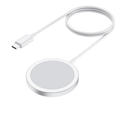 China 2022 Magnetic Cell Phone Product Mobile Accessories Wireless Charging Pad 15w Portable Wireless Charger For iPhone for sale