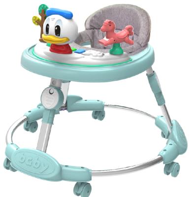 China Ride On Cute Toy 2021 Smart Cartoon 3 In 1 Sit To Stand Baby Walker With Music for sale