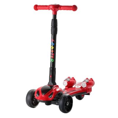 China 2012 High Quality Height Adjustable Fashion Kids Scooter Toys For Boys Colorful Foot Scooter for sale