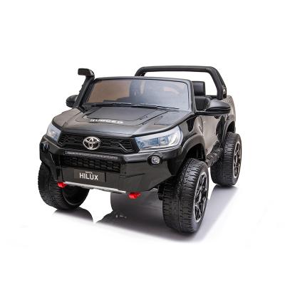 China Ride On Toy 2021 Toyota Wholesale 2 Seats Battery Operated Electronic 12v Kids Ride On Car Kids Toys With Remote Control On Sale for sale