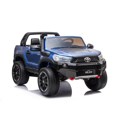 China Ride On Toy High Quality Licensed Toyota Super Plastic Four Wheels RC Kids Ride On Car With Radio Control For Kids To Drive for sale