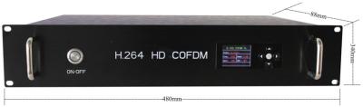 China HN-120R Vehicle-mounted HD-SDI H.264/MPEG2 COFDM wireless video  Receiver for sale