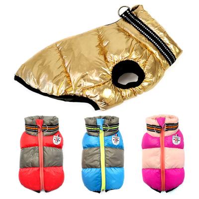 China Winter Sustainable Pet Clothes For Small Dog Warm Waterproof Thick Jacket Coat With Collar Set For French Bulldog Chihuahua Puppy Cloth for sale