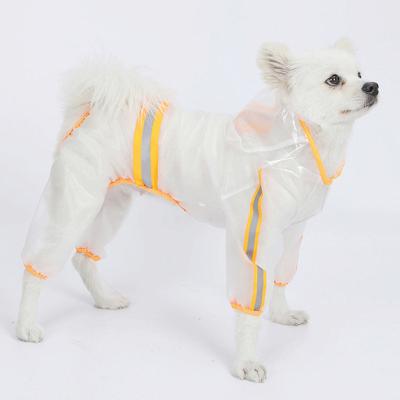 China Summer PU Puppy Pet Puppy Rain Coat Viable Outdoor Waterproof Jackets Transparent Raincoat xS-XL For Dogs Clothing Clothes Raincoat for sale