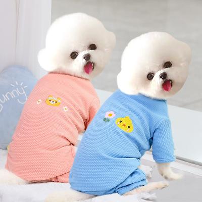 China Sustainable Wholesale Soft Warm Pet Clothes Comfortable Suit Sleepwear Shirt For Dog Pajamas for sale