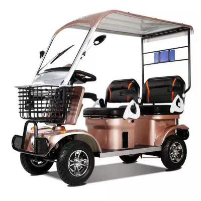 China Launch 2021 new luxury leisure four wheel electric motorcycle for the elderly 2400mm*1150mm*1600mm for sale