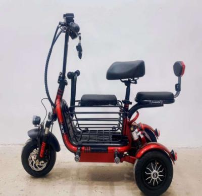 China Adult electric motorcycle tricycle battery 48v500w adult electric tricycle cargo and passenger sale for sale