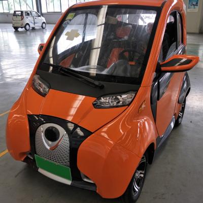 China Leather 4 Wheel Electric Mini Car EEC Adult Mini Electric Car for sale