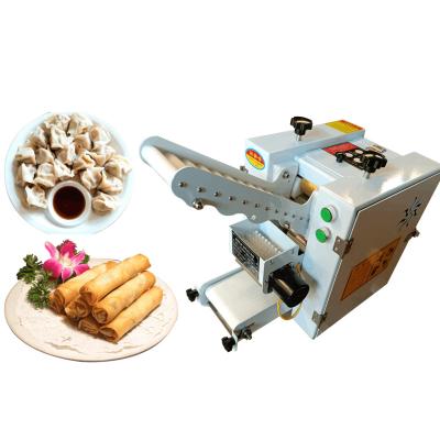 China High Speed ​​Automatic Spring Bun Dumpling Gyoza Wrapper Momo Wonton /Samosa/Empanada Roti Tortilla Dough Skin Making Machine for sale