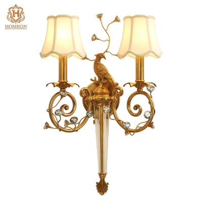 China French classic brass or copper lost-wax wall lamp handmade chandelier with French style of classic wall sconces for sale