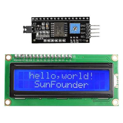 China BeFunS IIC I2C TWI 1602 Serial LCD Module Display For Arduino R3 2560 16x2 Mega 1602 for sale