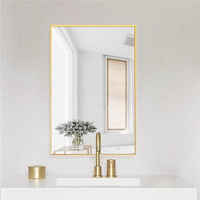 China Traditional European Style Rectangle Wall Mirror Wall Mirror Top Selling Epoxy Framed Mirror for sale