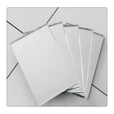 China Traditional Aluminum Mirror Sheet 4mm Glass Edge Polished Furniture Dressing Bathroom Mirror for sale